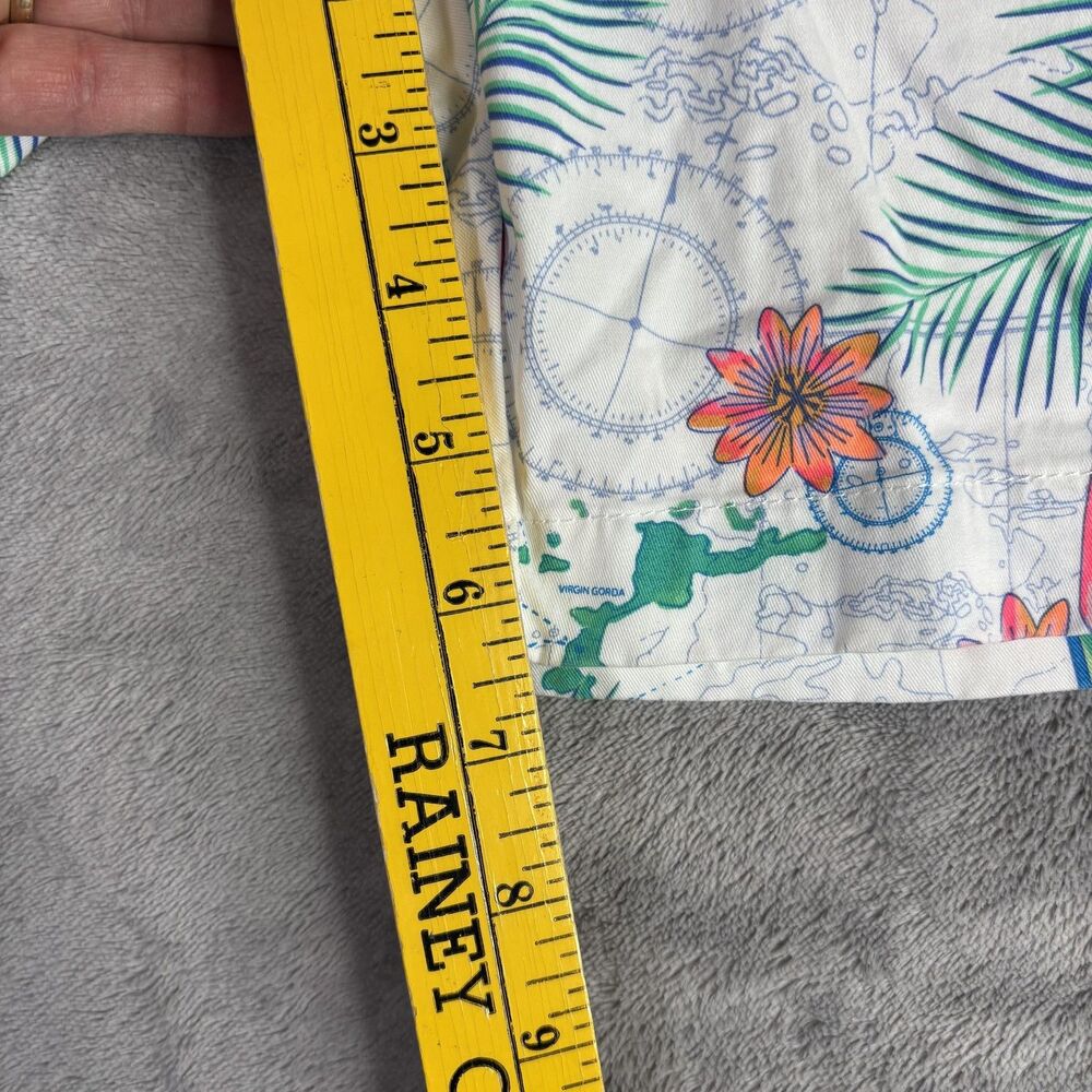 Vineyard Vines Shorts Mens 30 Nautical Map Floral Chino Stretch Beach 1H001247 - Picture 10 of 13